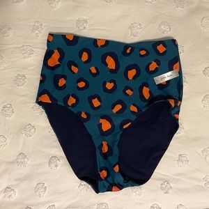 Lime Ricki high waisted swimsuit bottoms